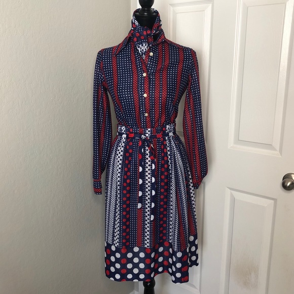 Howard Wolf Dresses & Skirts - Vintage Howard Wolf Polka Dot Skirt Set